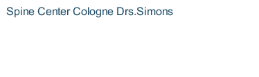 Spine Center Cologne Drs.Simons